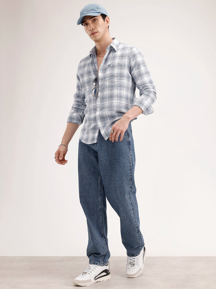 Loose Fit Denim Jeans | Blue