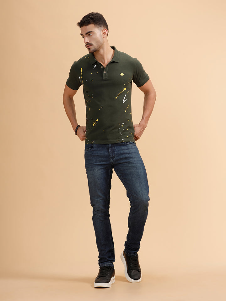 Casual Slim Fit Jeans | Dark Blue