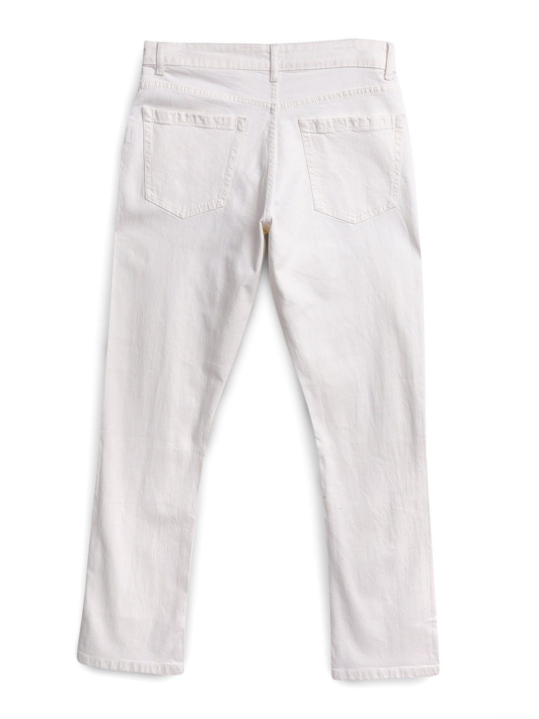 White Suave Classic Jeans