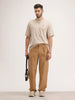 Oversized Back Printed T-Shirt | Beige
