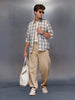 Men’s Neutral Plaid Everyday Shirt | Off White