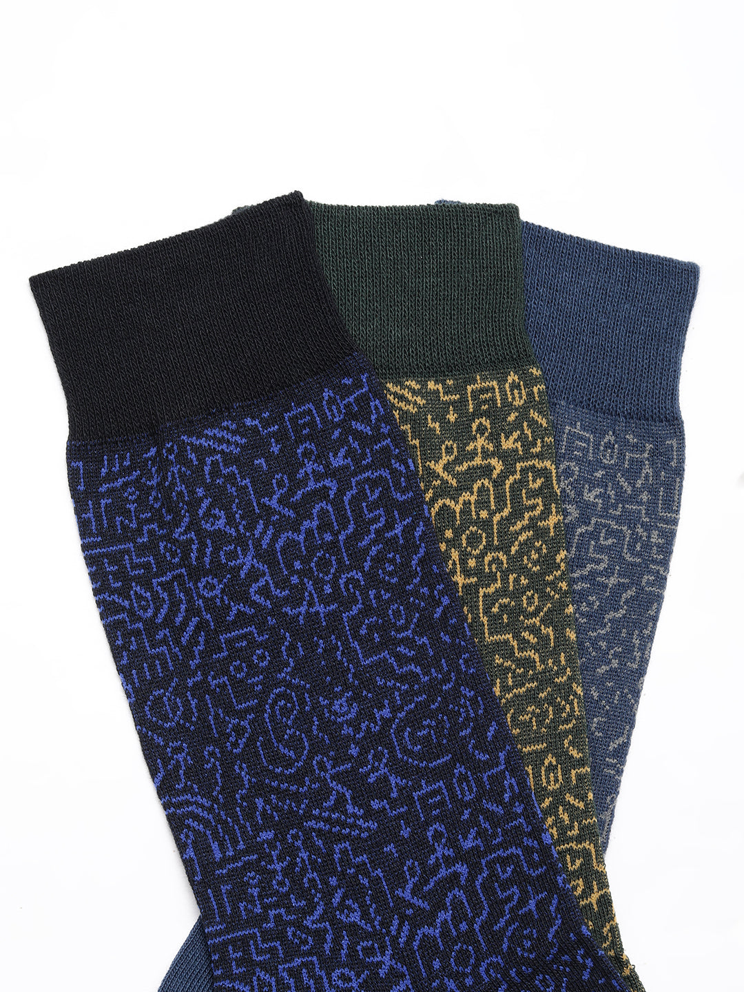 Pack of 3 AOP Pattern Socks
