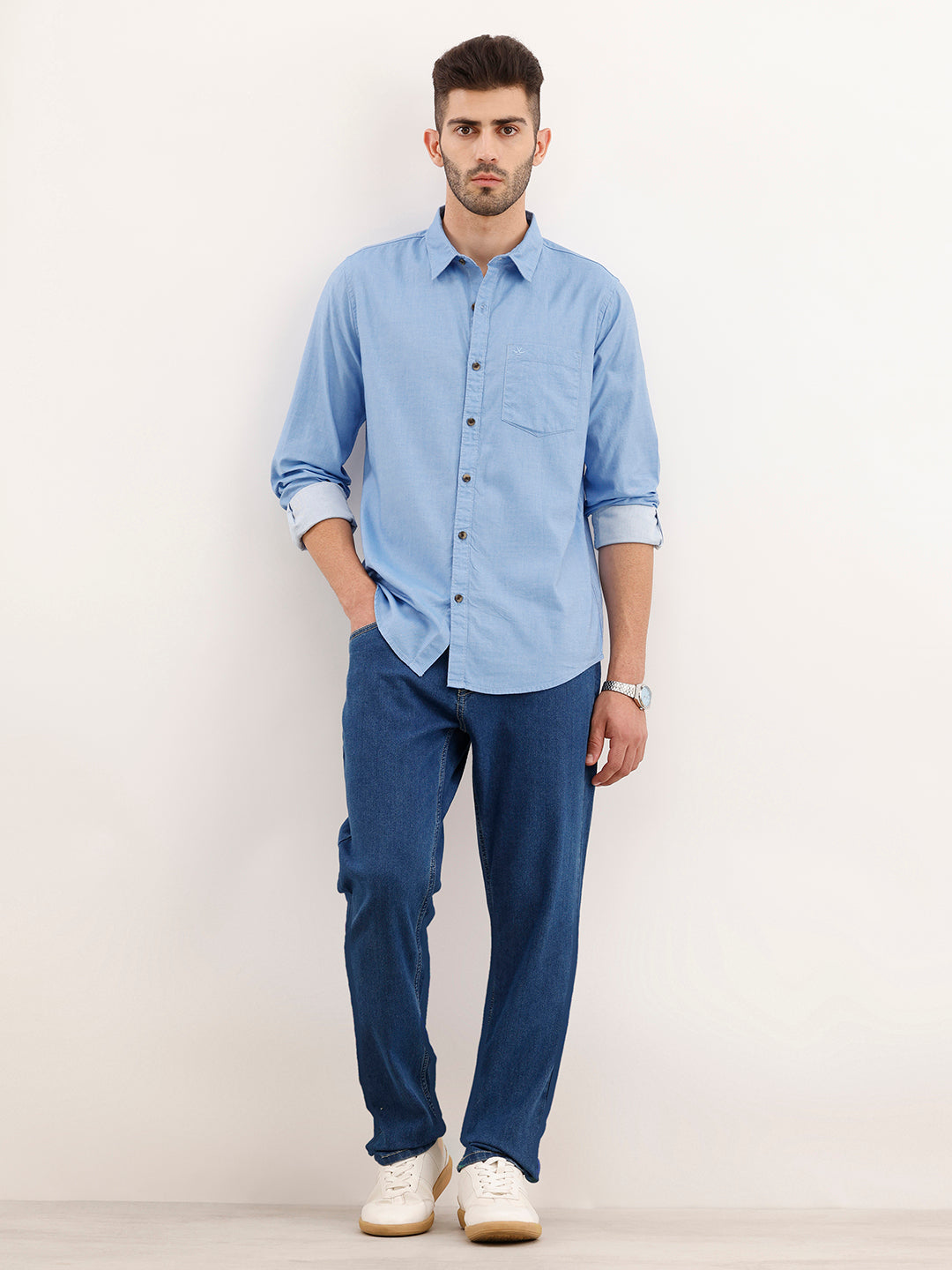 Classic Regular Fit Shirt | Light Blue