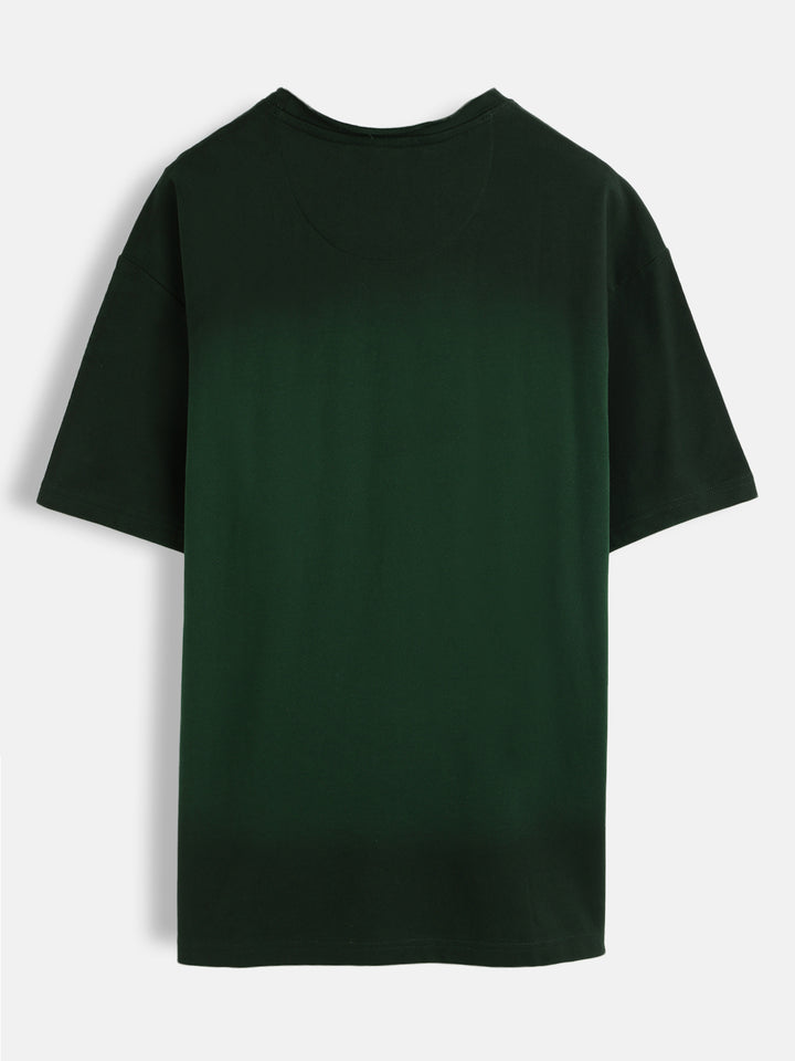 Pigment Spray Ombre T-Shirt | Olive