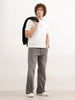 Faded Bootcut Denim Jeans | Grey