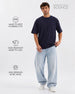 No Brainer Bounce Oversized T-Shirt | Essential | Navy Blue