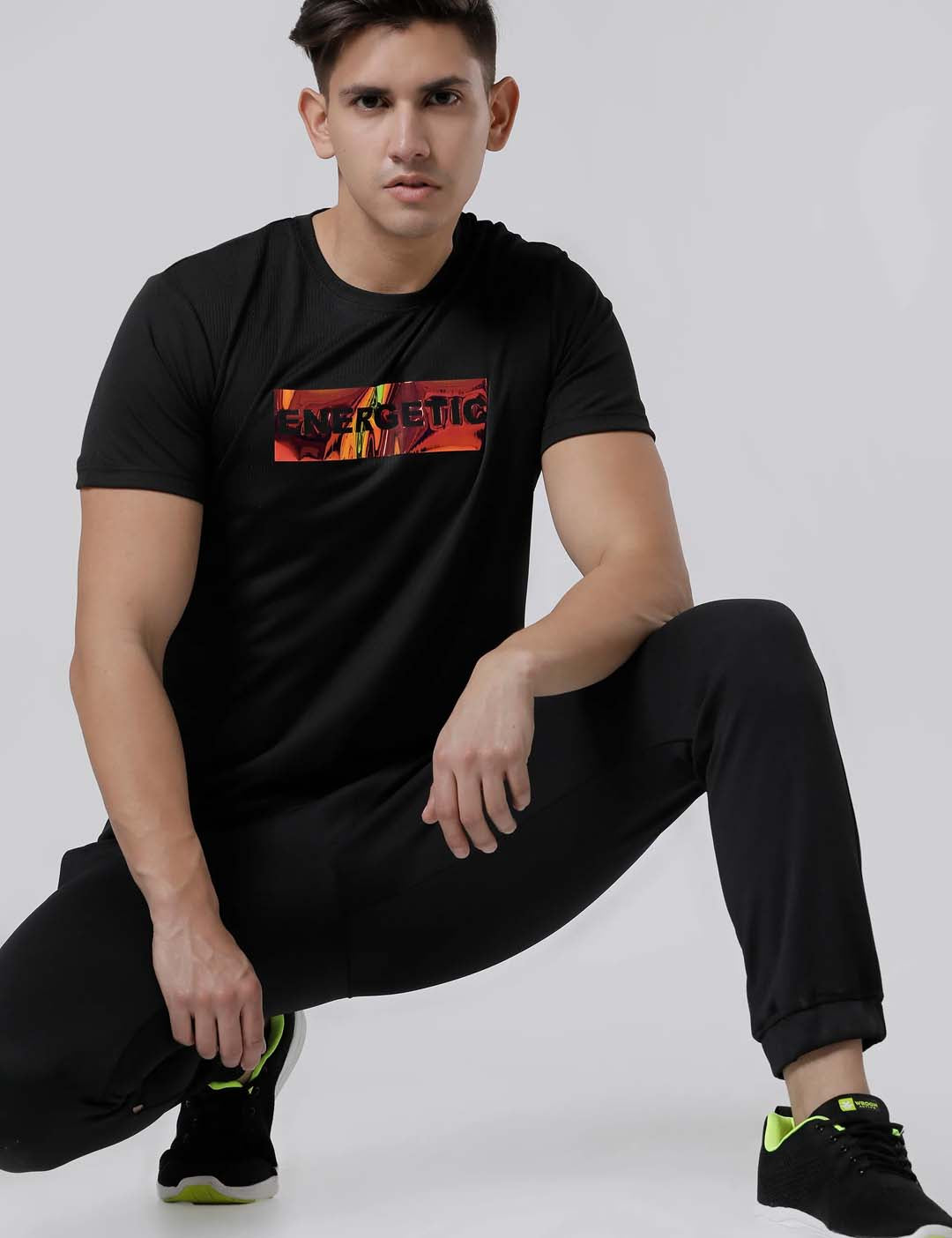 Energetic Gloss Black T-Shirt