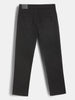 Solid Straight Fit Denim Jeans | Black