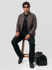 Regular Fit Puffer Jacket | Brown