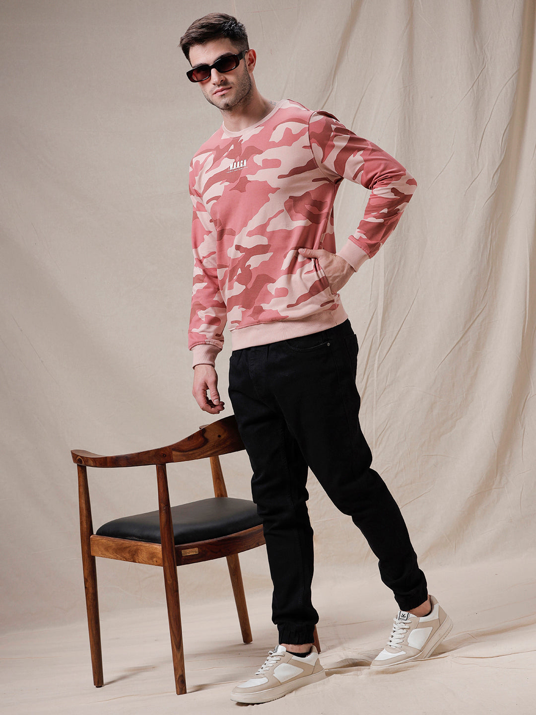 Pink Camo Comfort Pullover