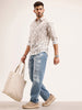 Regular Fit AOP Shirt | Grey