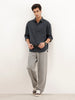 Solid Oversized Full Sleeve Shirt | Blue