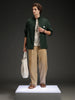 Wrogn Men's Casual Oversized Shirt | Green