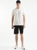 Solid Drawstring Active Shorts