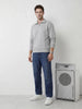 Faded Loose Fit Denim Jeans | Blue
