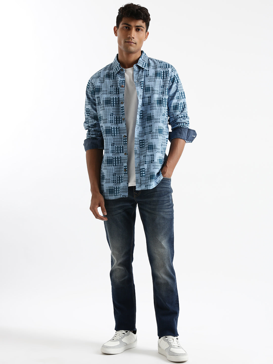 AOP Checked Shirt