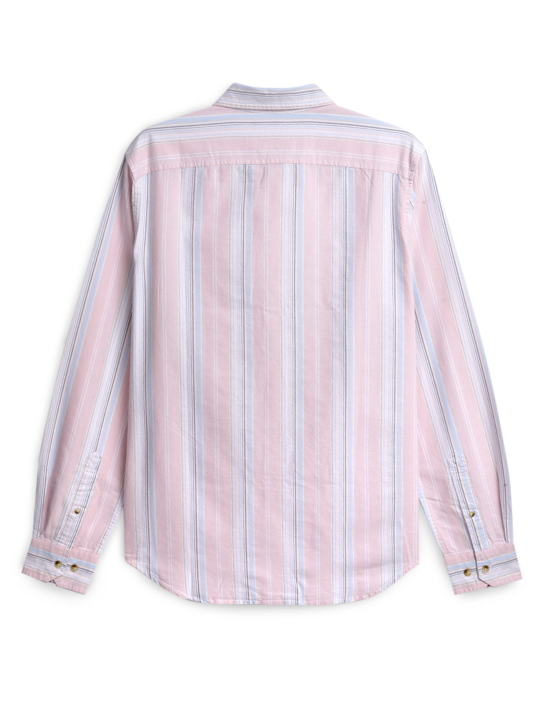 Pink & White Striped Shirt