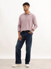 Slim Fit Full Sleeve Polo T-Shirt | Pink