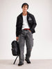Comfort Fit Double Pocket Jacket  | Black
