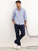 Regular Fit Checkered Full Sleeve Shirt | Blue | WWSH9200F
