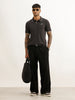 Slim Fit Tipping Copllar Polo T-Shirt | Dark Grey