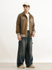 Classic Regular Fit Bomber Jacket | Olive | WJK02FSRE1073W