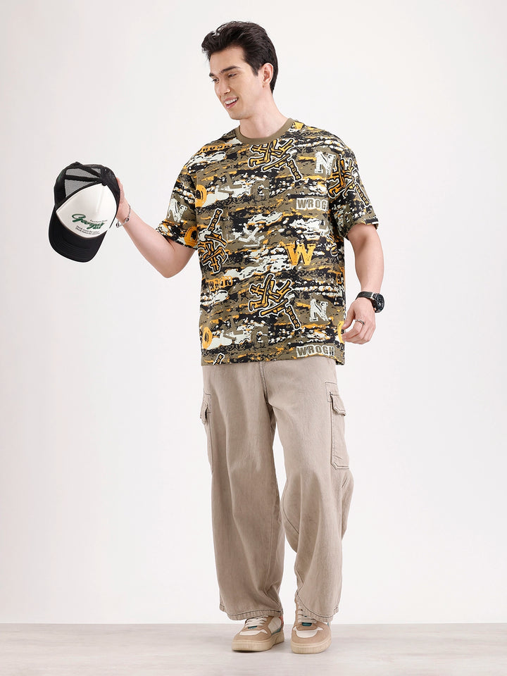 Classic Oversized AOP T-Shirt  | Multicolor