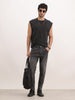 Solid Skinny Fit Denim Jeans | Dark Grey