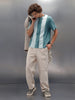 Colourblock Comfort Fit Casual T-shirt | Teal