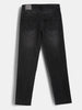 Faded Straight Fit Denim Jeans | Dark Grey