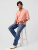 Solid Full Sleeve Shirt | Peach | WWSH0414M