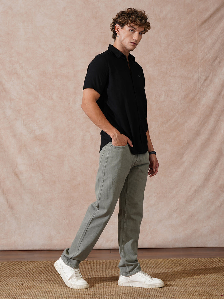 Heavy Fade Relaxed Fit Jeans | Grey