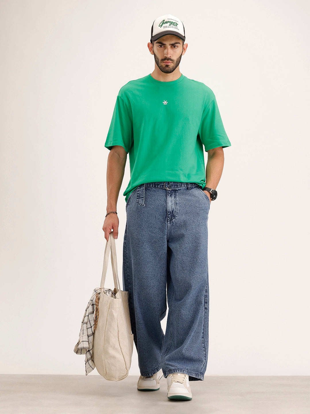 Baggy Fit Denim Jeans | Blue