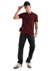 Marron Pique Basic Polo