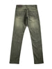 Green Solid Slim Tapered Jeans