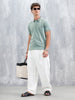 Polo T-Shirt With Contrast Trim Details | Green