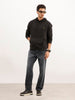 Classic Back Printed Hoodie | Black | WTSS7307M