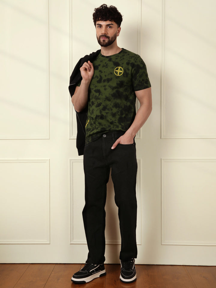 Washed Slim Fit T-Shirt | Dark Green