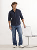 Slim Fit Checkered Shirt | Blue