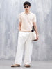 Men's Textured Slim Fit Polo Tshirt | Beige