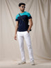 White Solid Casual Chinos