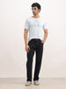 Anti Fit Contast Stitch Denim Jeans | Dark Blue