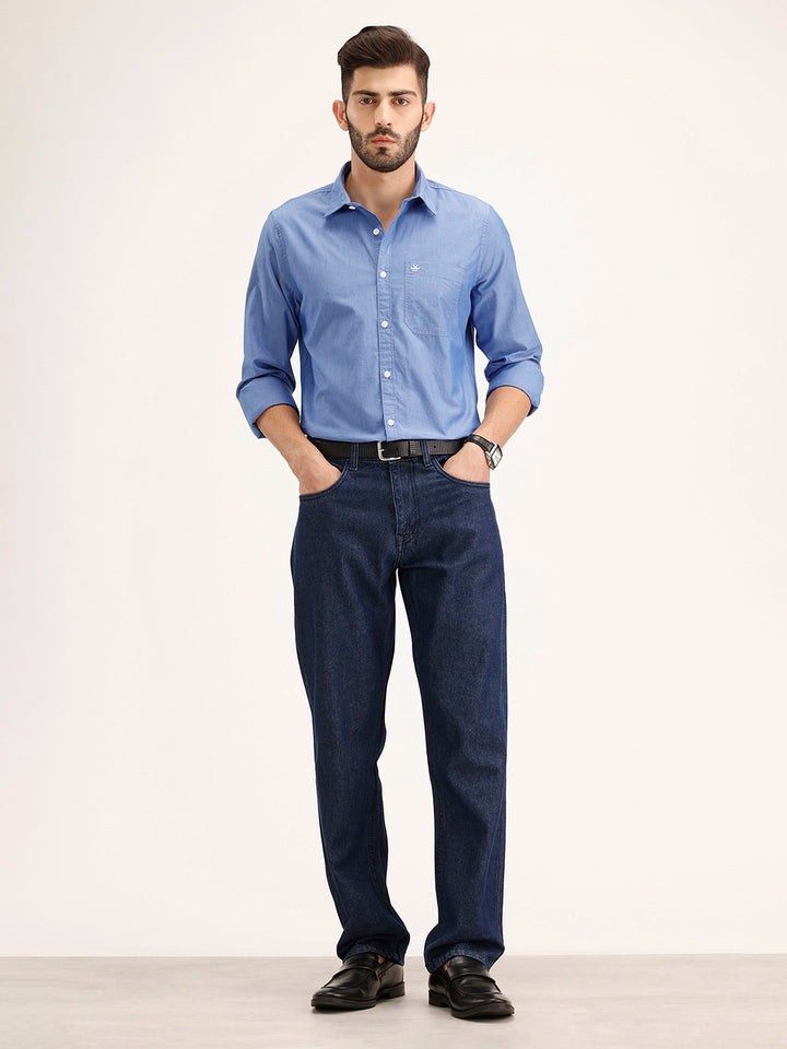 Anti Fit Denim Jeans | Dark Blue