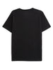 Black Chest Print Crew Neck T-Shirt