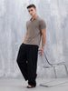 Classic Textured Men's Polo Tshirt | Grey