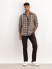 Classic Slim Fit Checkered Shirt | Yellow