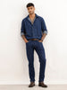 Classsic Slim Fit Denim Shirt | Blue