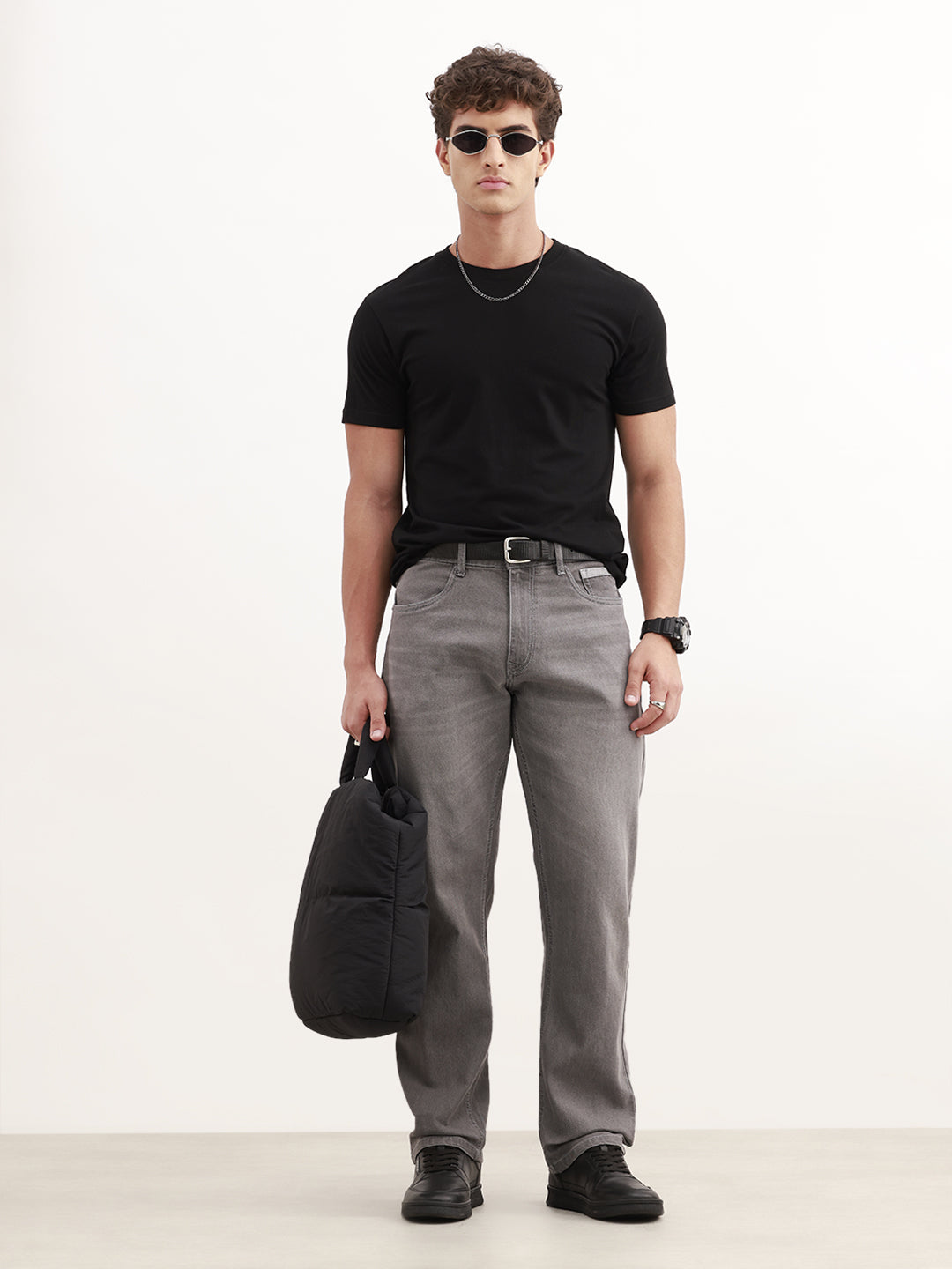 Anti Fit Faded Denim Jeans | Grey