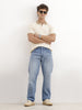 Anti Fit Solid Denim Jeans | Light Blue