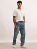 Loose Fit Washed Denim Jeans | Light Blue | WJN0200LS2125S